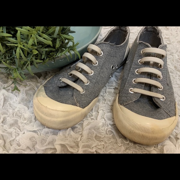 Rocket Dog Shoes Rocket Dog Slip On Sneakers Canvas Shoes Gray 6
